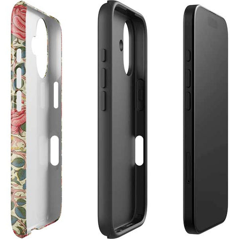 Rose by William Morris iPhone 16 Plus Impact Case